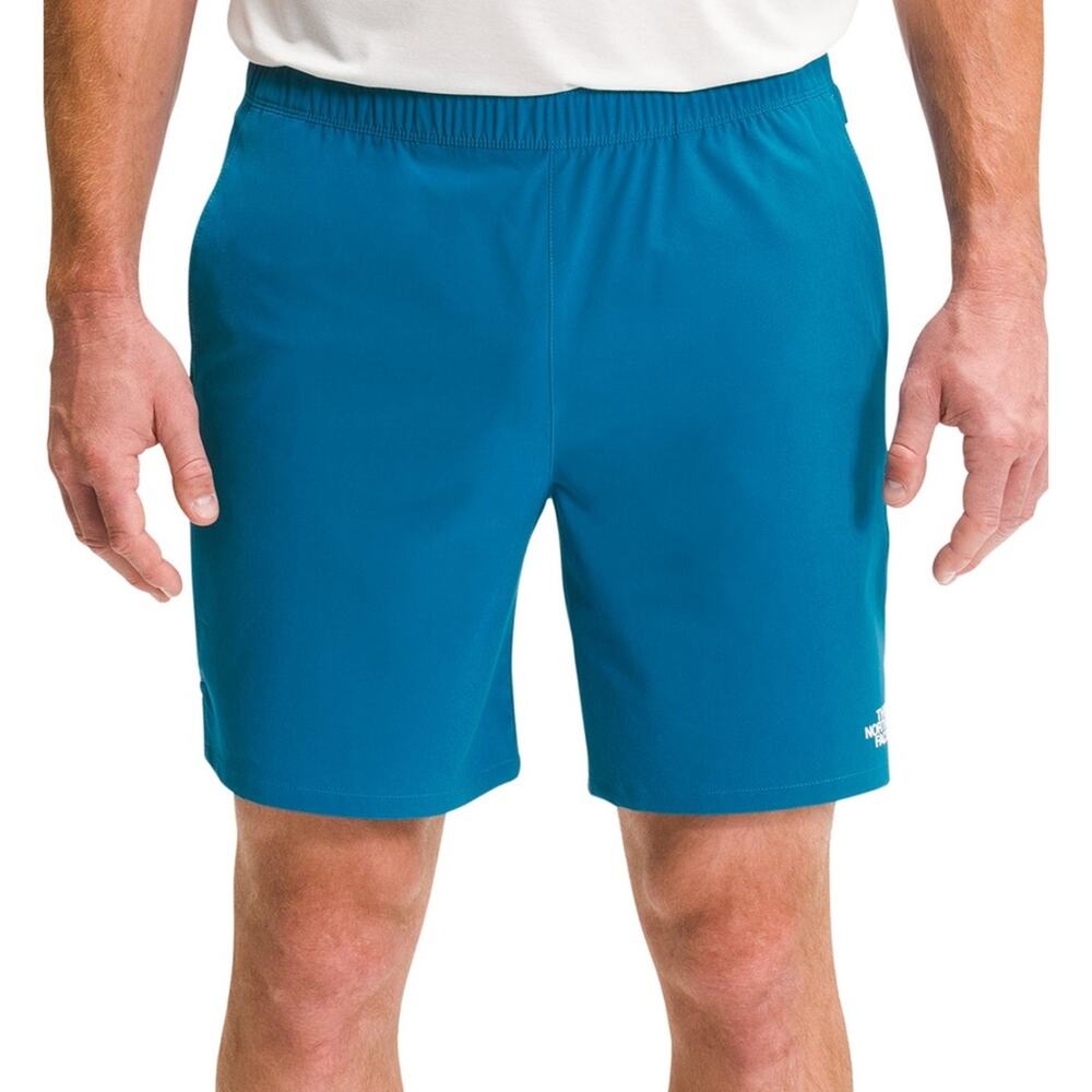 NWT The North Face Wanderer Athletic Shorts Blue Moisture Wicking Mens 2XL